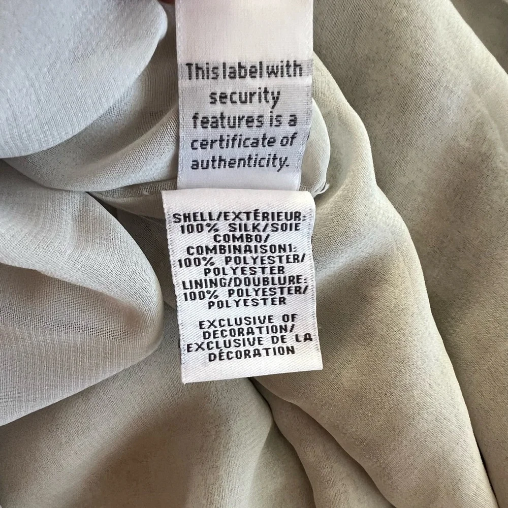 Diane Von Furstenberg Emilia Turquoise & Green Silk Marble Sequin Tank - Picture 15 of 16